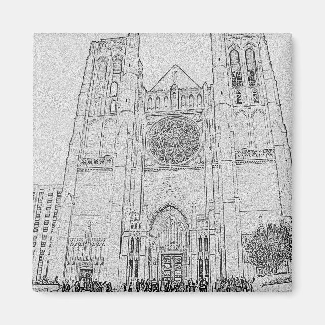 Grace Cathedral Magnet (Front)