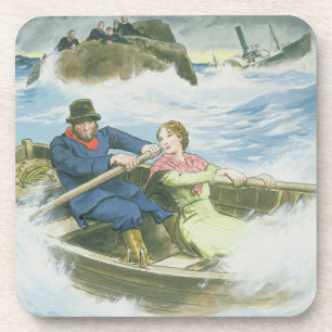 Grace Darling (1815-41) and her father rescuing su Coaster