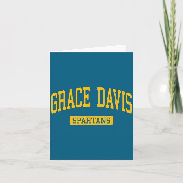 Grace Davis High School Hs Scripture Design Card (Front)