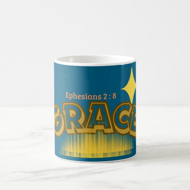Grace ( Ephesians 2 : 8) Mug&Cup Coffee Mug (Center)
