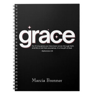 Grace Ephesians 2:8 Notebook