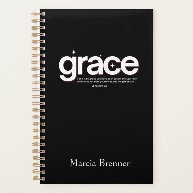 Grace Ephesians 2:8 Planner (Front)