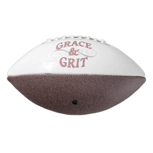 Grace & Grit in Pink and Grey Football