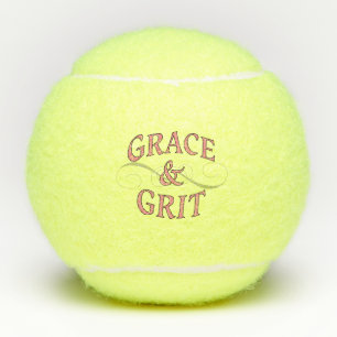Grace & Grit in Pink and Grey Tennis Balls