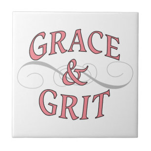 Grace & Grit in Pink and Grey Tile