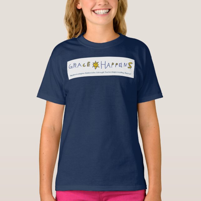 Grace Happens Girls Tee (Front)
