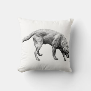 Grace in Black and White Cushion
