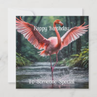 Grace in Flight: The Pink Flamingos Riverdance