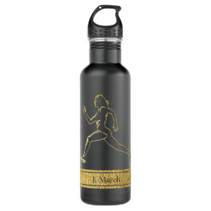 Grace in Motion: The Silhouette of Speed 710 Ml Water Bottle