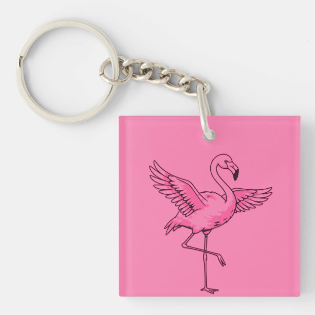 Grace in pink key ring (Front)