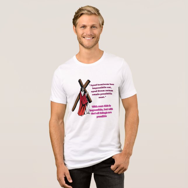 Grace in the Manger Tri-Blend Shirt (Front Full)