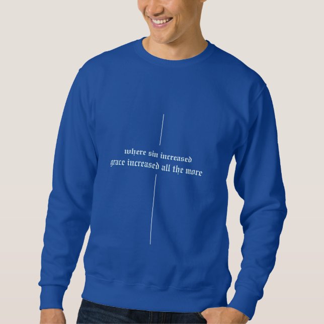 Grace Increase Blue Sweater (Front)
