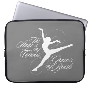 Grace Is My Brush (Dance) Laptop Sleeve