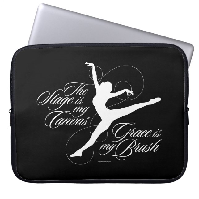Grace Is My Brush (Dance) Laptop Sleeve (Front)