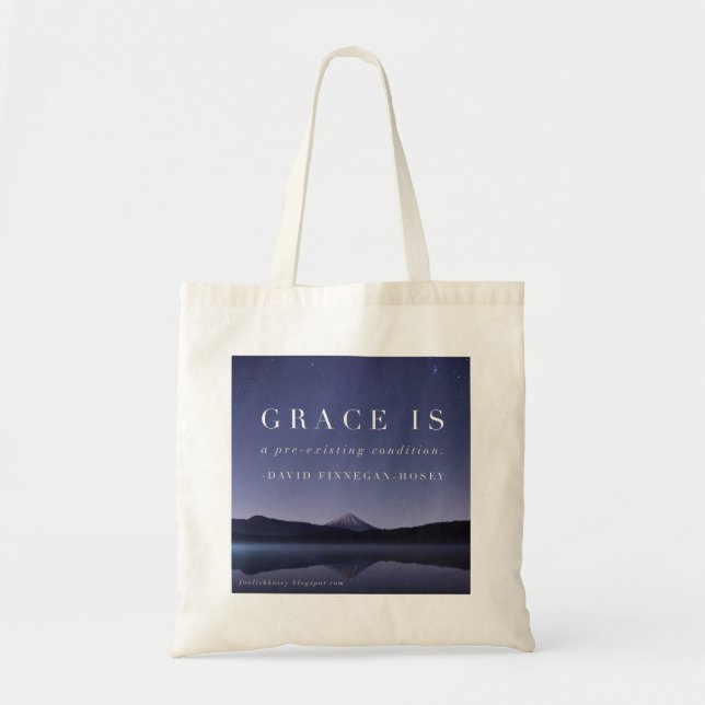 Grace Is Tote Bag (Front)