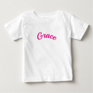 Grace Name In Passion Pink, Baby T-Shirt