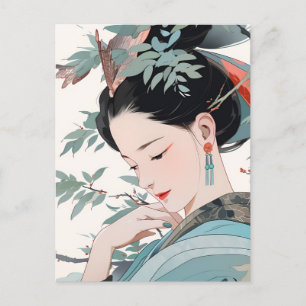 Grace of Chinese Women Postcard