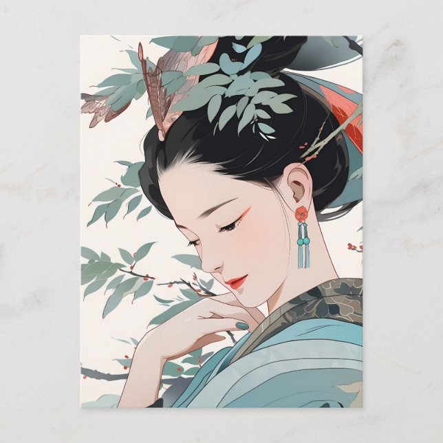  Grace of Chinese Women Postcard (Front)