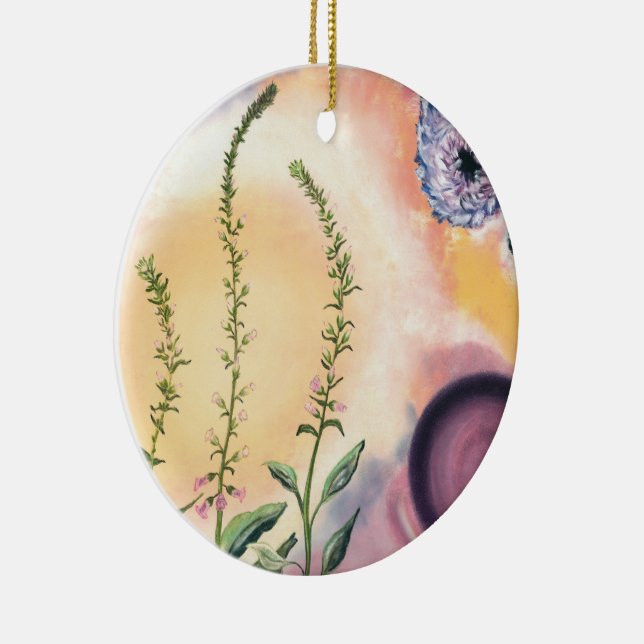Grace of Filigree Ceramic Tree Decoration (Right)