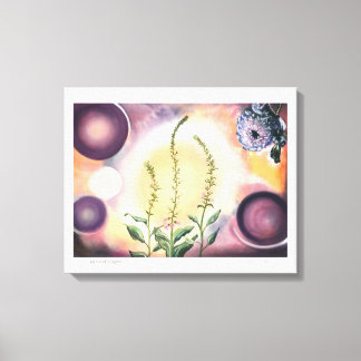 Grace of Filigree (hand-painted pastel art) Canvas Print