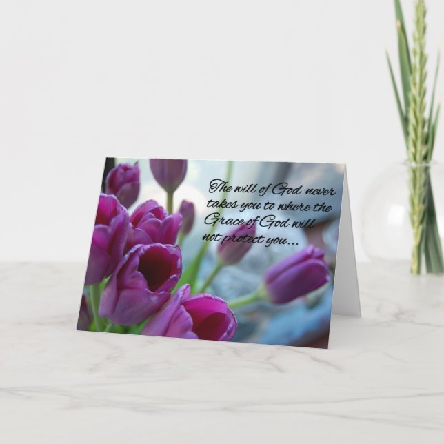 Grace Of God Greeting card (Front)