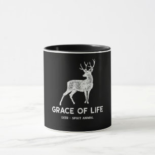 Grace of life wild deer spirit animal mug