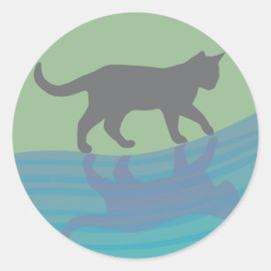 Grace of the River Classic Round Sticker