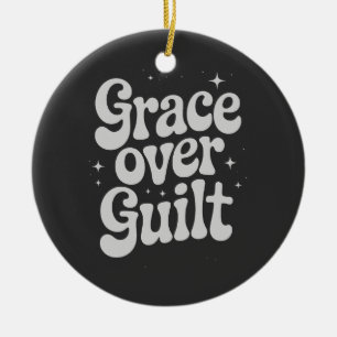 Grace Over Guilt Ceramic Tree Decoration