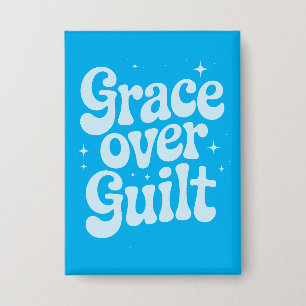 Grace Over Guilt Rectangle Button