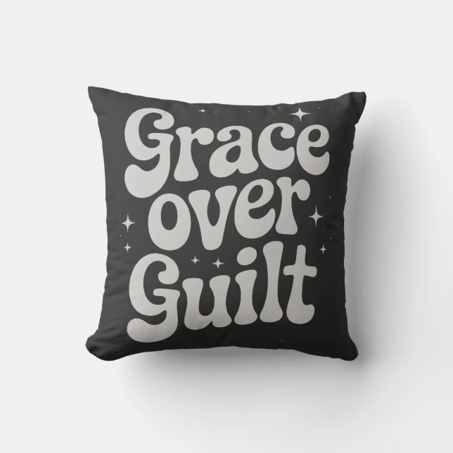 Grace Over Guilt Throw Cushion (Front)