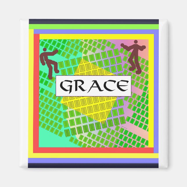 GRACE Refrigerator Magnet (Front)