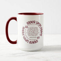 "Grace Upon Grace" 15 oz. Mug (Maroon)