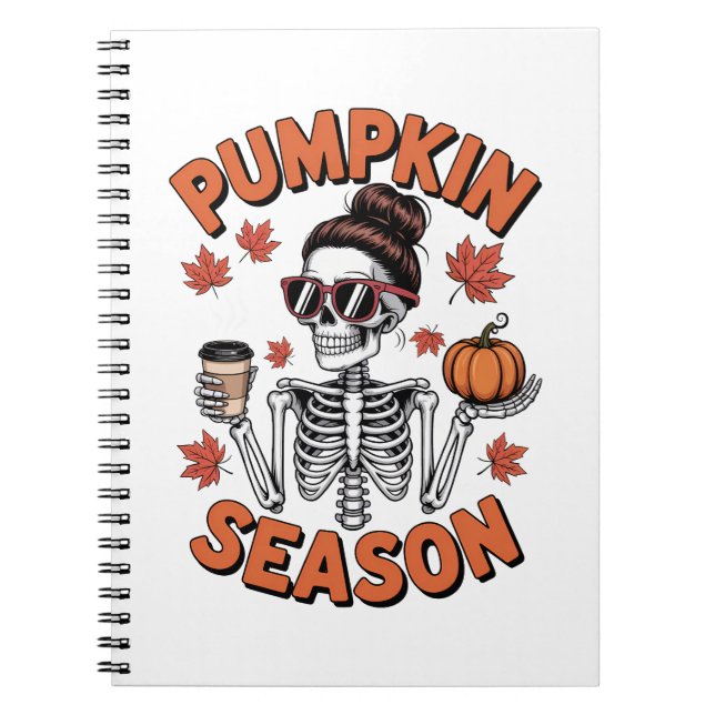 Grace Upon Grace Fall Pumpkin Notebook (Front)