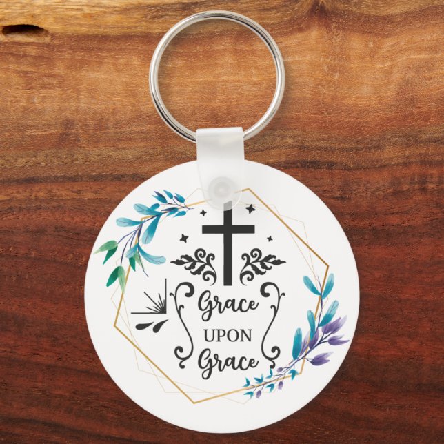 Grace Upon Grace  Key Ring (Front)