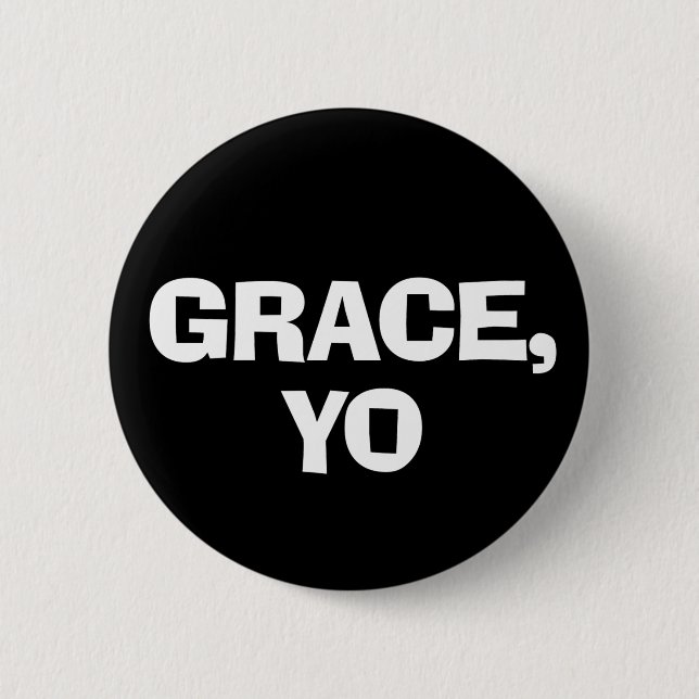 Grace Yo 6 Cm Round Badge (Front)