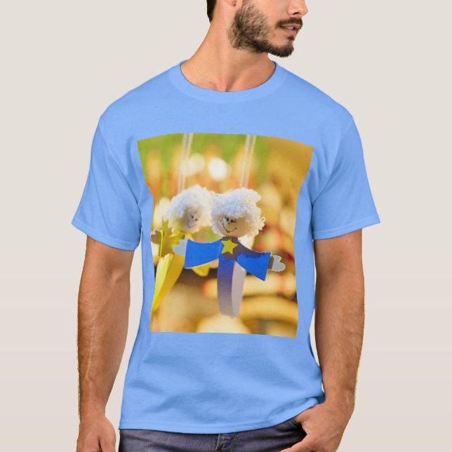 Graceful Angels Art Graphic T-Shirt (Front)