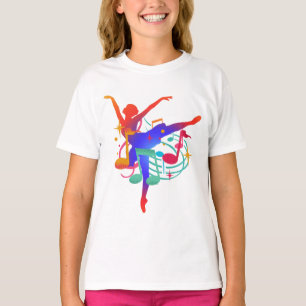 Graceful Ballerina Art – Dance and Expression T-Shirt