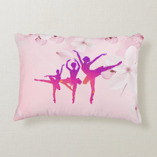 Graceful Ballerinas Accent Pillow