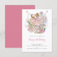 Graceful Ballet Dancer Girl 4th Birthday Party