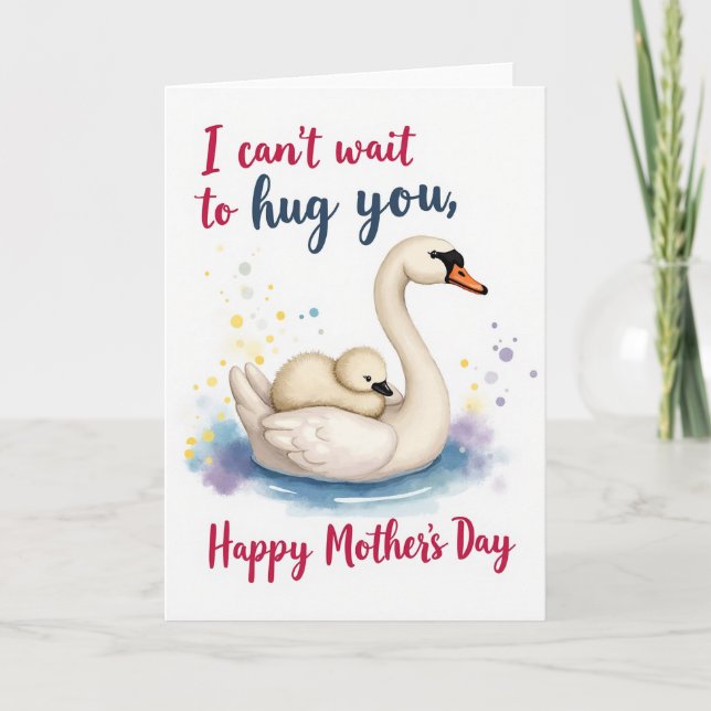 Graceful Bird Mothers Day Card (Front)