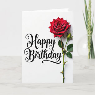 Graceful Bloom Birthday Card