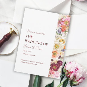 GRACEFUL Blooms Wedding Invitation 002