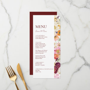 GRACEFUL Blooms Wedding Menu