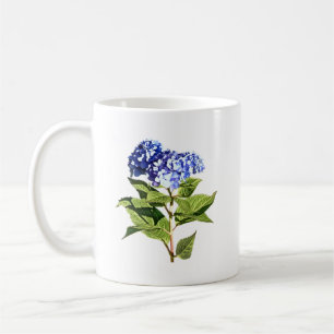 Graceful Blue Hydrangea Coffee Mug