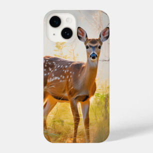 Graceful Deer in the Forest Nature Design iPhone 14 Case
