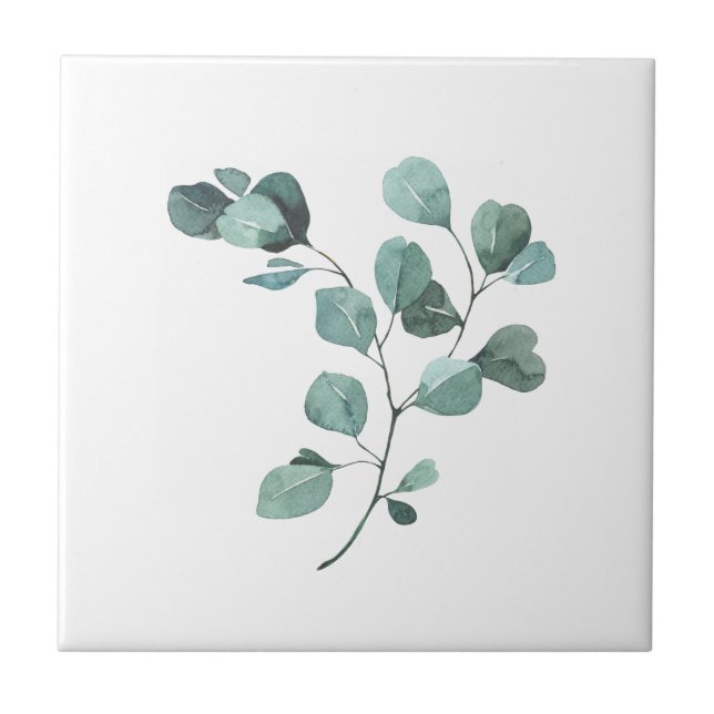 Graceful Eucalyptus Tile (Front)