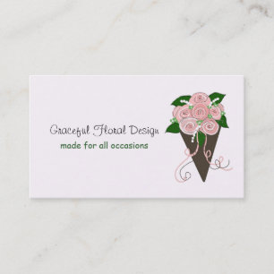 Graceful Floral Design...Wedding Bouquet Business Card