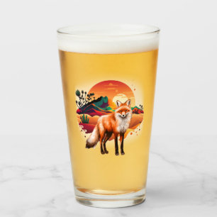 Graceful Fox Mug Glass
