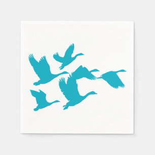 Graceful Geese Design Napkins