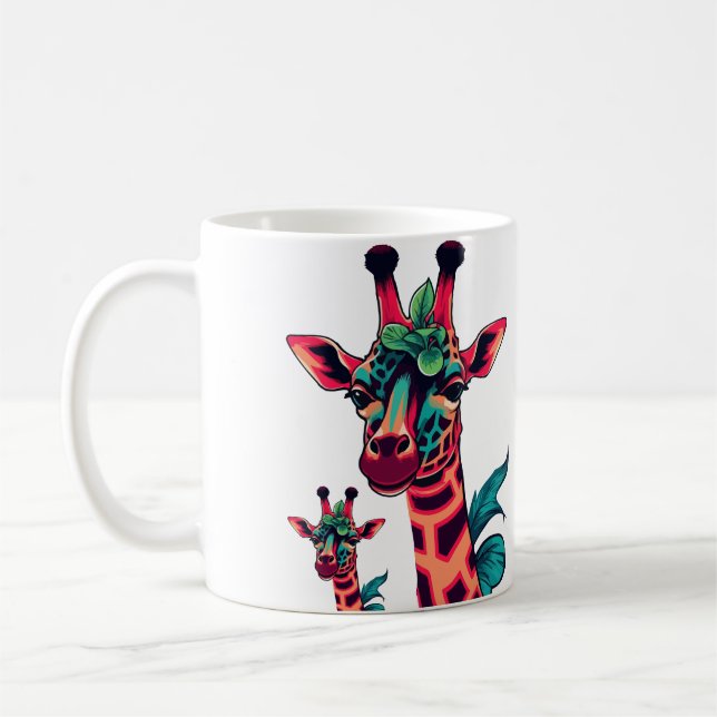 Graceful Giraffe Mug (Left)